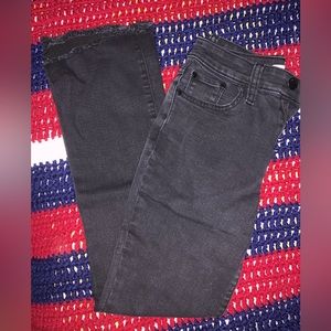 Black flare jeans